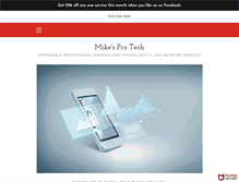 Tablet Screenshot of mikesprotech.com